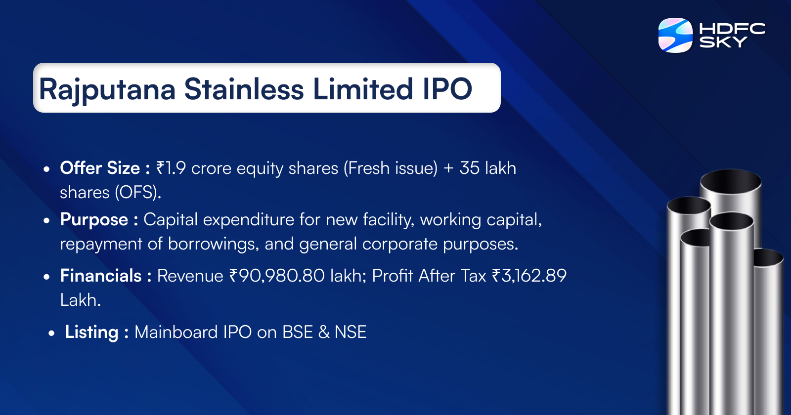 Rajputana Stainless Limited IPO
