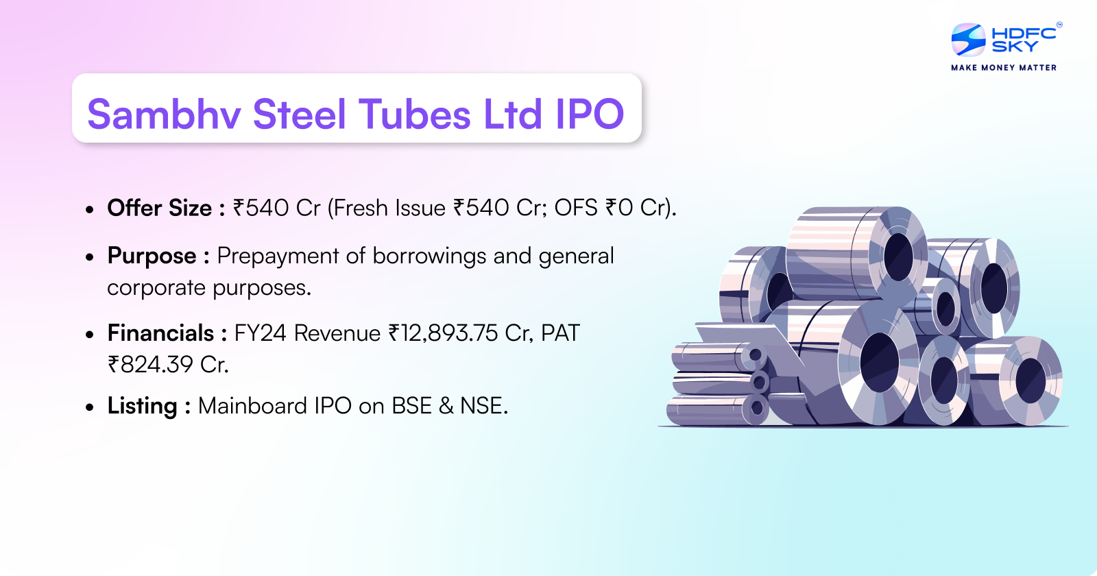 Sambhv Steel Tubes Limited IPO Highlights
