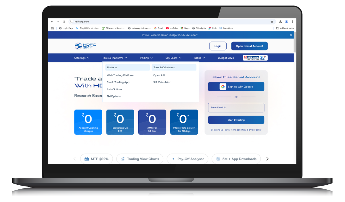 click on NxtOption under Platform 
