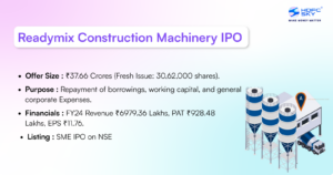 Readymix Construction Limited IPO Highlights