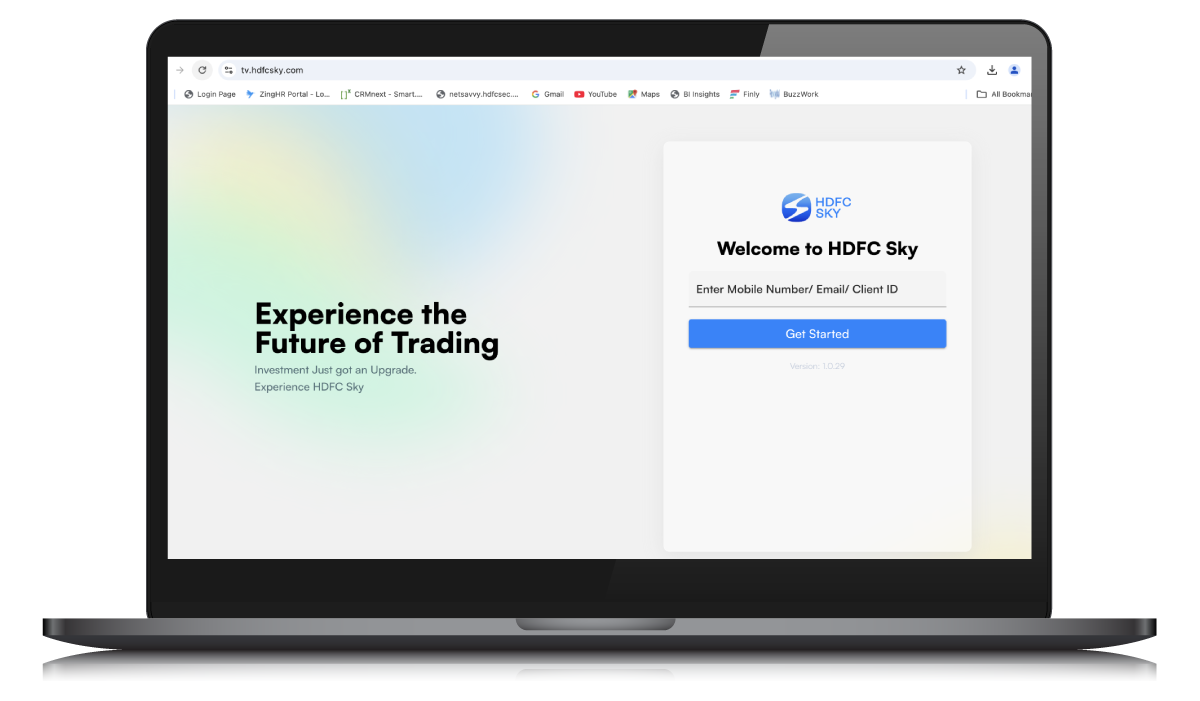 Visit tv.hdfcsky.com and Login using HDFC SKY credentials 
