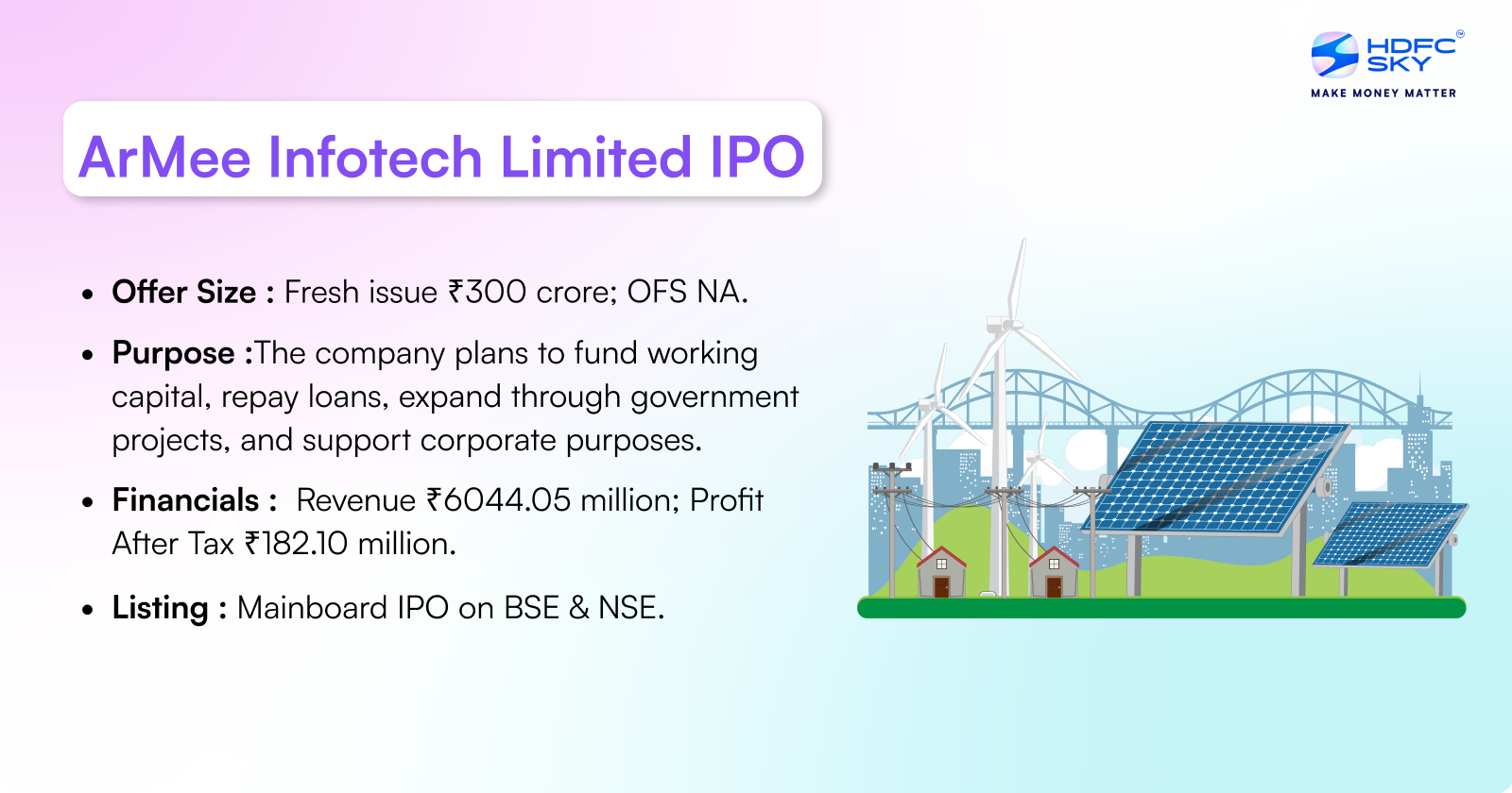 ArMee Infotech Limited IPO Highlights