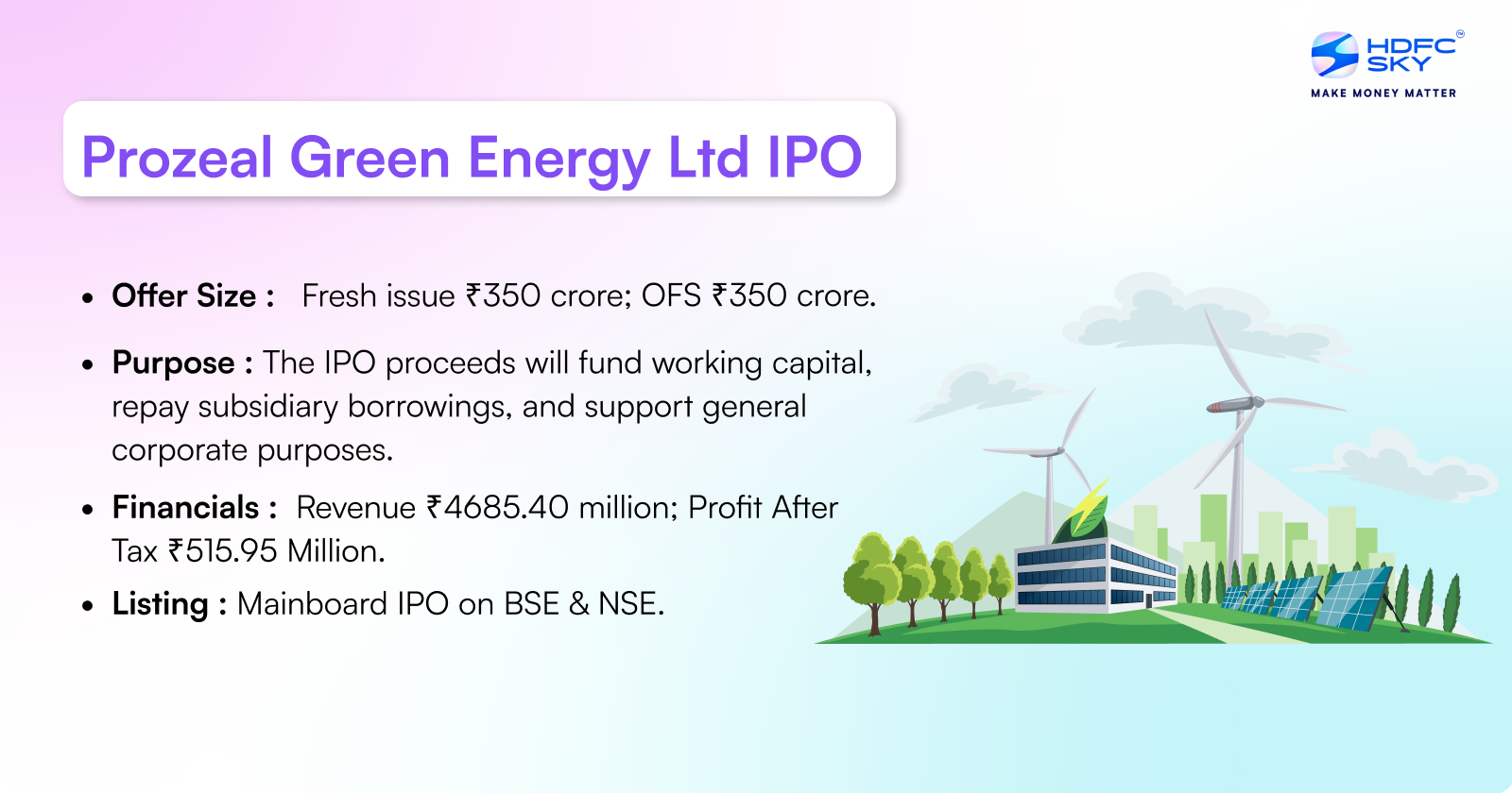 Prozeal Green Energy Limited IPO Highlights