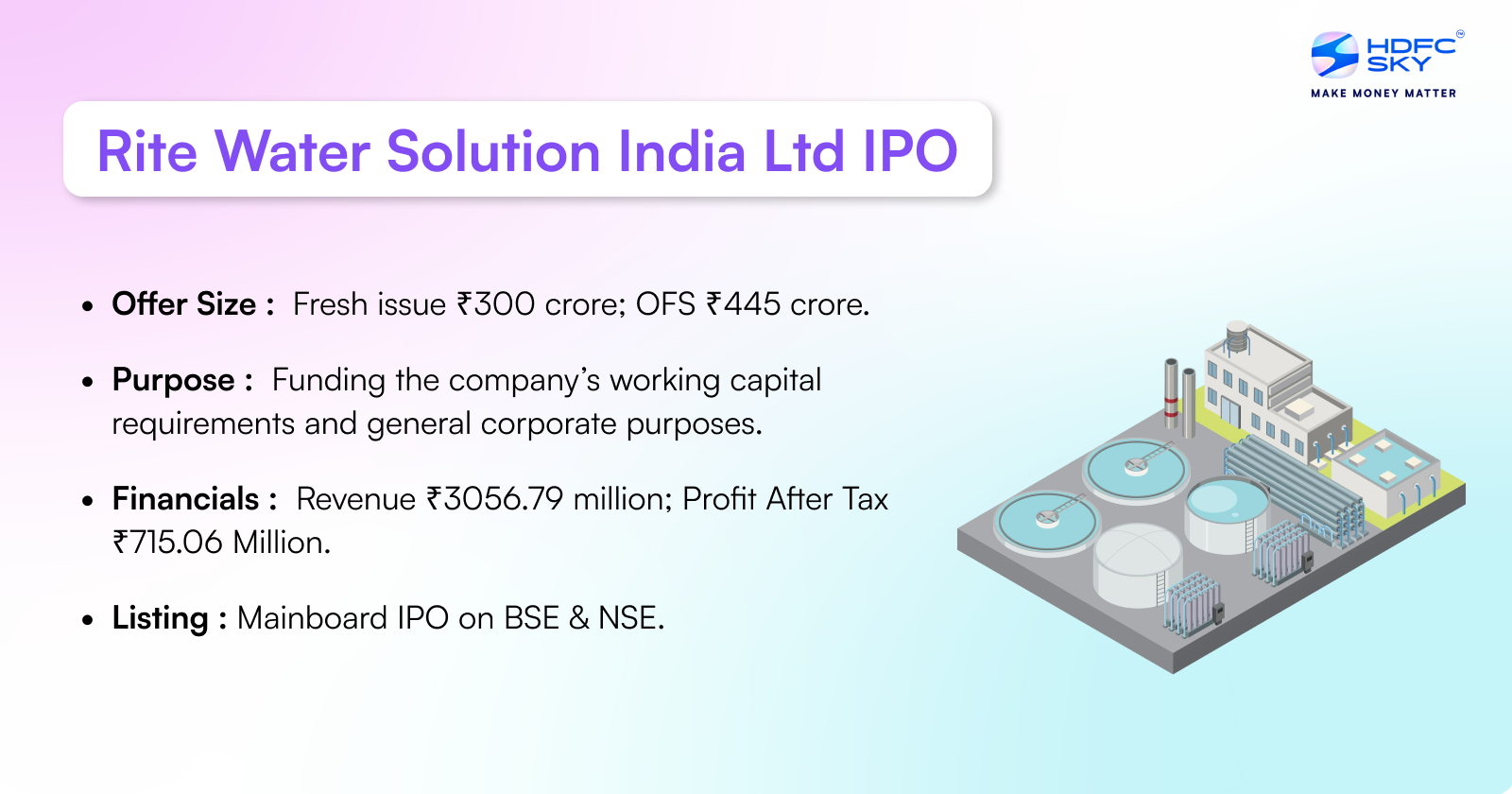 Rite Water Solutions India Limited IPO Highlights