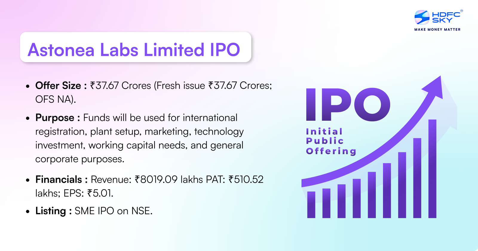 Astonea Labs Limited IPO Highlights