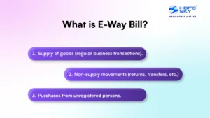 What is E-Way Bill