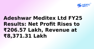 Adeshwar Meditex Ltd Posts Rs 2.06 Crore Profit in FY25