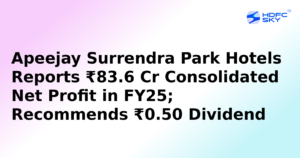 Apeejay Surrendra Park Hotels' Net Profit in FY25 up by 21.5%