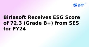 Birlasoft Receives ESG Score of 72.3 (Grade B+) from SES for FY24