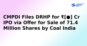 CMPDI Files DRHP for IPO