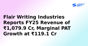 Flair Writing FY25 Revenue Up 10.3% to ₹1,079.9 Crore