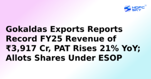 Gokaldas Exports' Profit Up by 21%