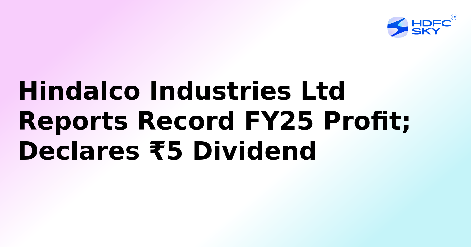 Hindalco Industries' Net Profit Up by 57.6%