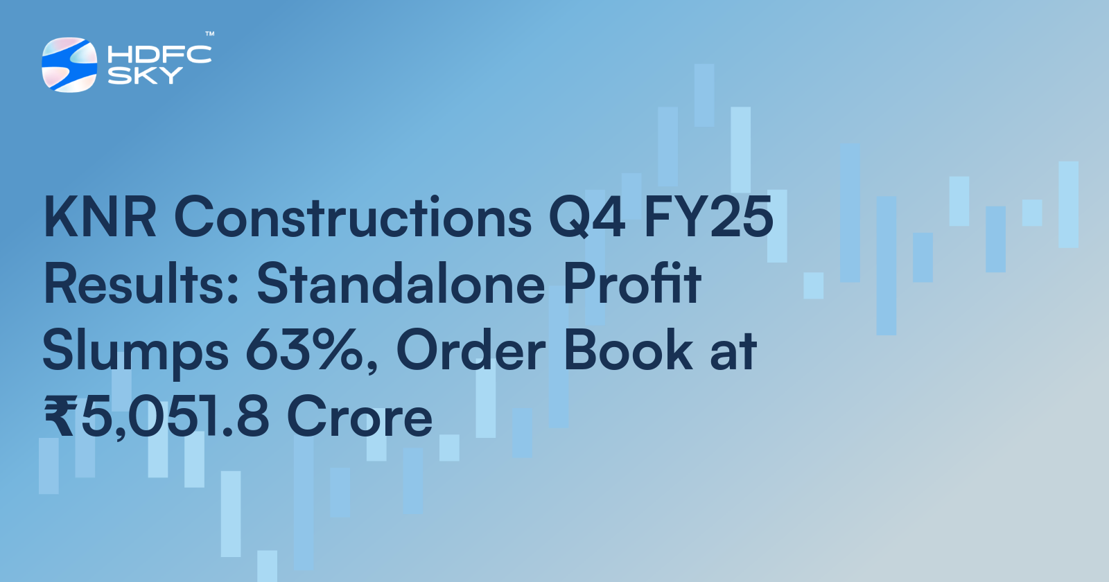 KNR Constructions' Profit in March Quarter Down by 63%