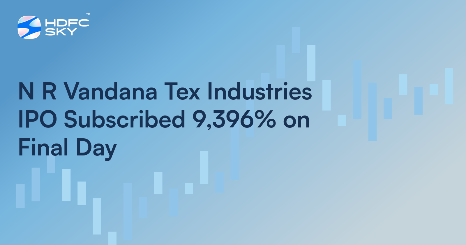 N R Vandana Tex Industries IPO Subscribed 9,396% on Final Day