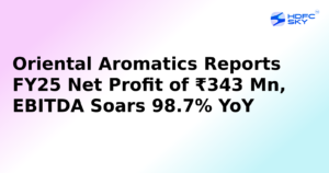 Oriental Aromatics Posts ₹34.3 Crore Profit in March Quarter