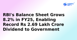 RBI Gives Record Rs 2.69 Lakh Crore Dividend to Government for FY25