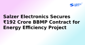 Salzer Electronics Bags ₹192 Crore BBMP Contract for Urban Energy Efficiency Initiative