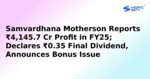 Samvardhana Motherson's Net Profit in FY25 Up by 40%; Declares ₹0.35 Per Share Final Dividend