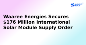 Waaree Energies Gets New Order of $176 Million