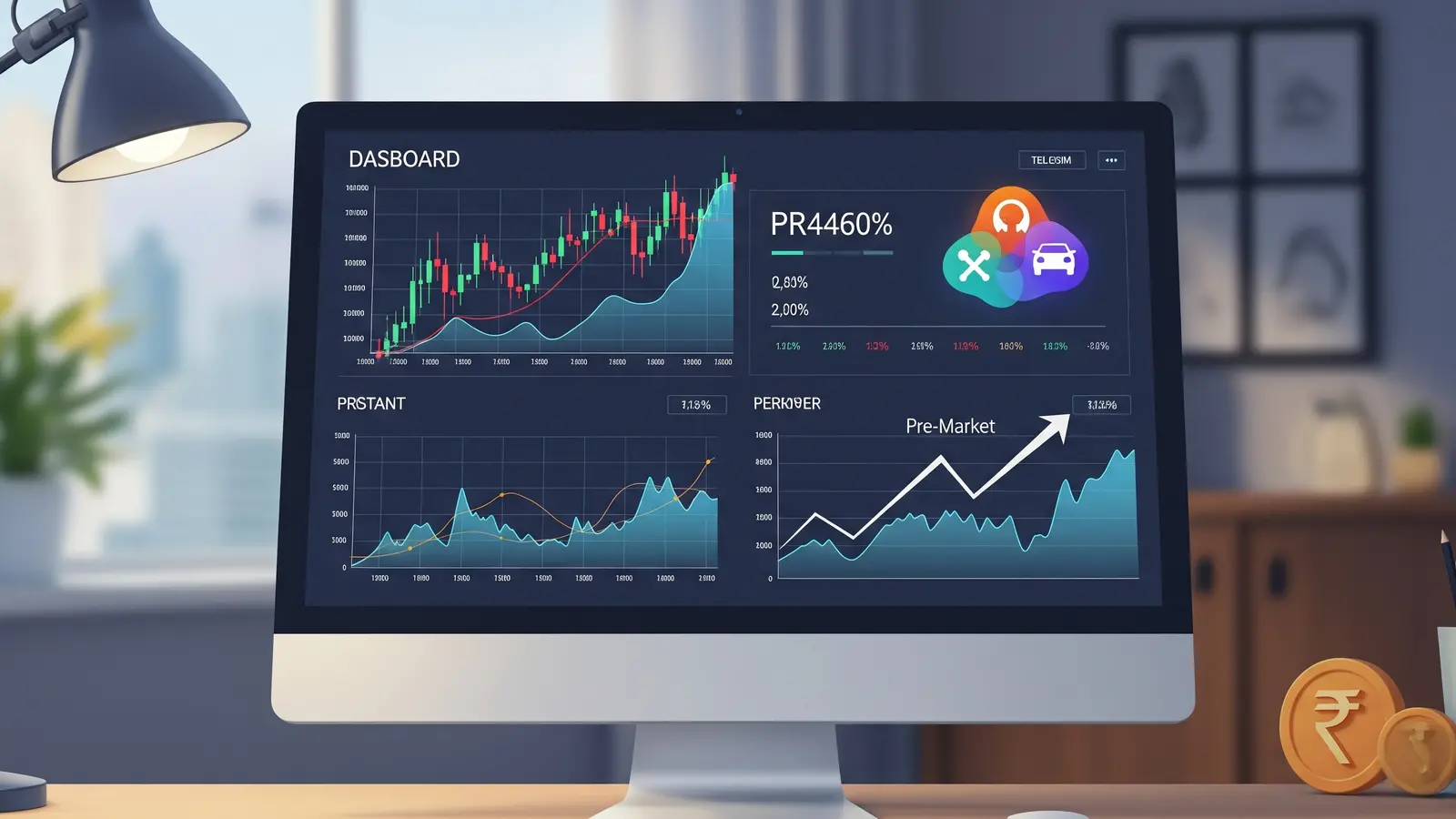 Nifty Pre-Open Gains Marginally by 18 Points; Bharti Airtel, M&M Lead Early Momentum