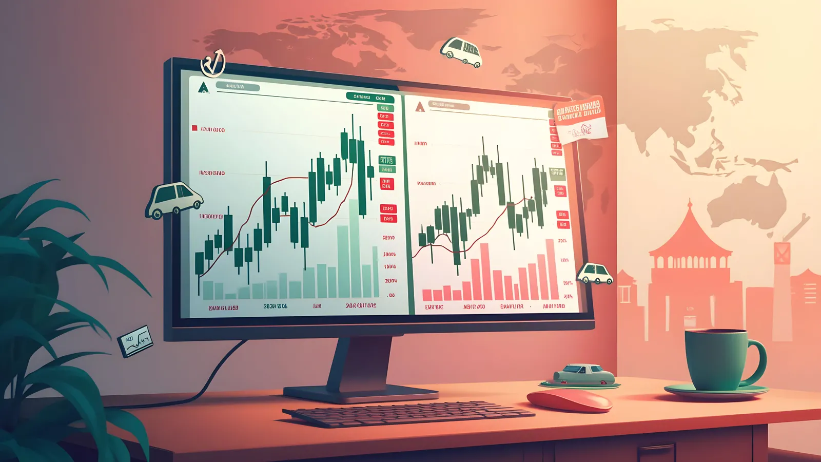 Sensex, Nifty Slip in Red After Starting the Day in Green