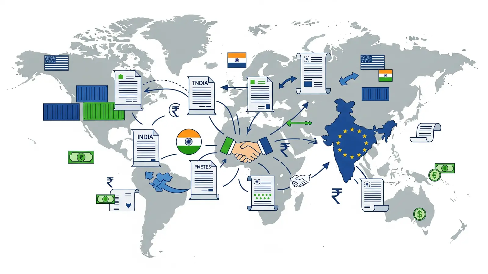 India Eyes Swift Conclusion to Trade Deals with US and EU: FM Sitharaman