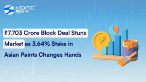 ₹7,703 Crore Block Deal Stuns Market as 3.64% Stake in Asian Paints Changes Hands