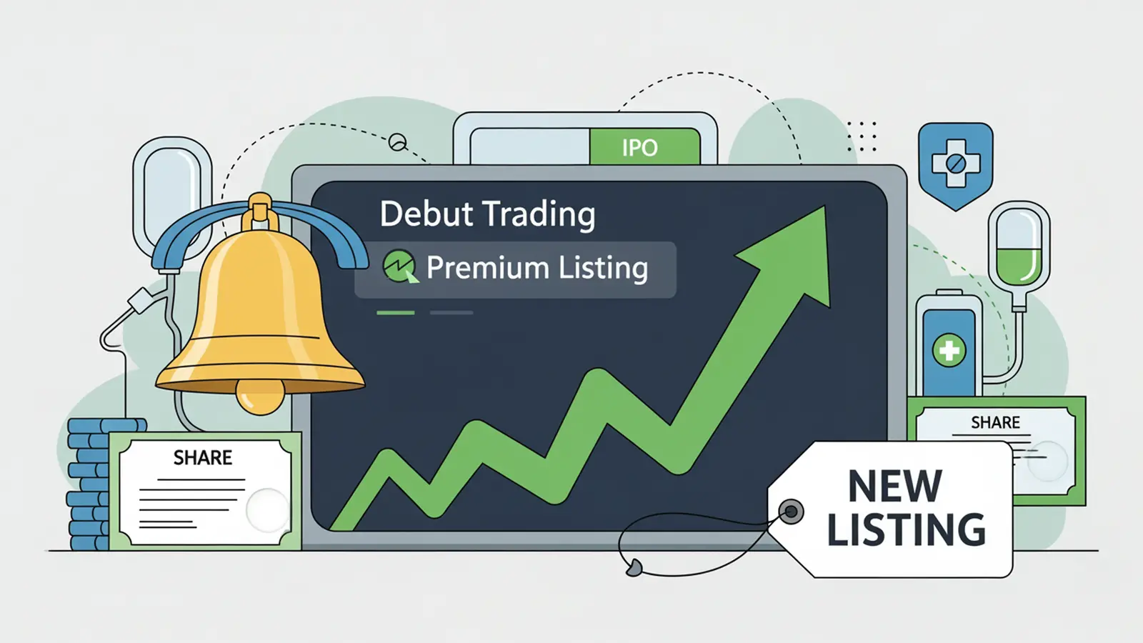 Aakaar Medical Technologies Makes Market Debut at ₹75, Lists at 4.17% Premium