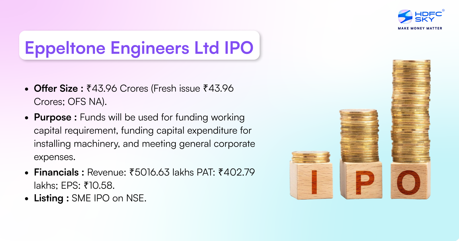 Eppeltone Engineers Limited IPO Highlights