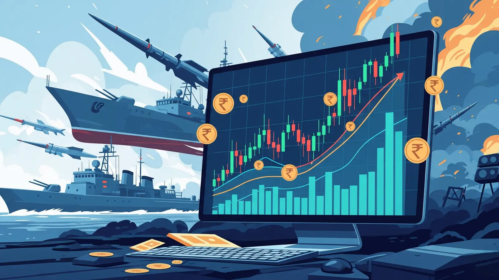 Mazagon Dock, Bharat Dynamics Drive Surge in Defence Stocks as Israel-Iran Conflict Escalates