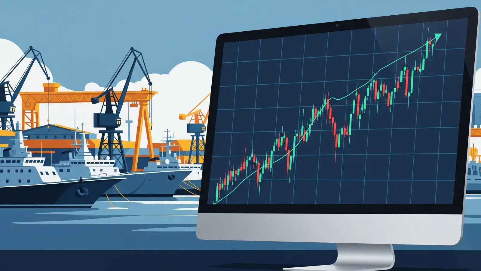 Mazagon Dock Soars Over 4% as Trading Volume Exceeds 18 Lakh Shares