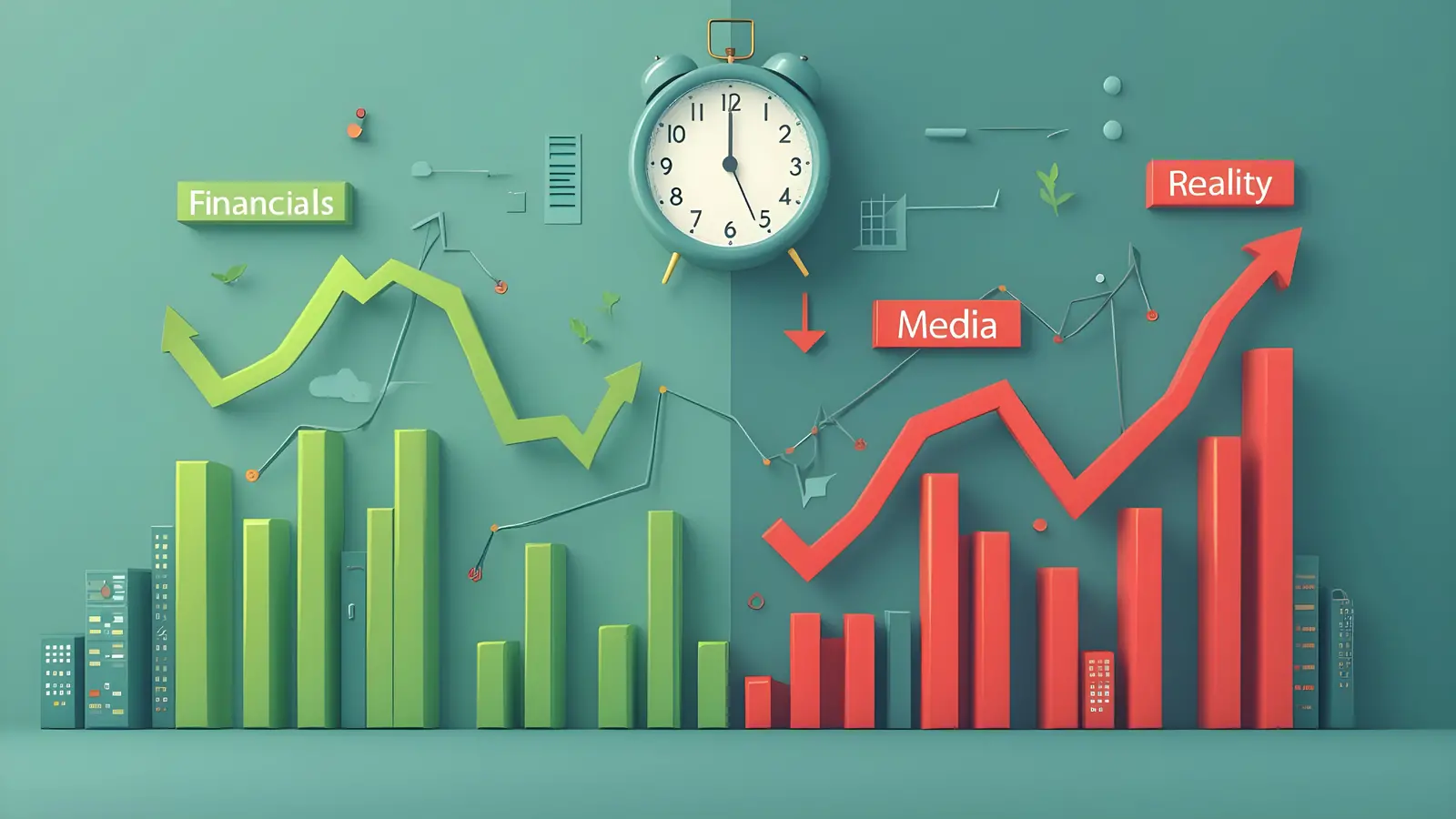 Nifty Indices Trade Mixed at Midday; Financials Lead Gains, Realty and Media Under Pressure