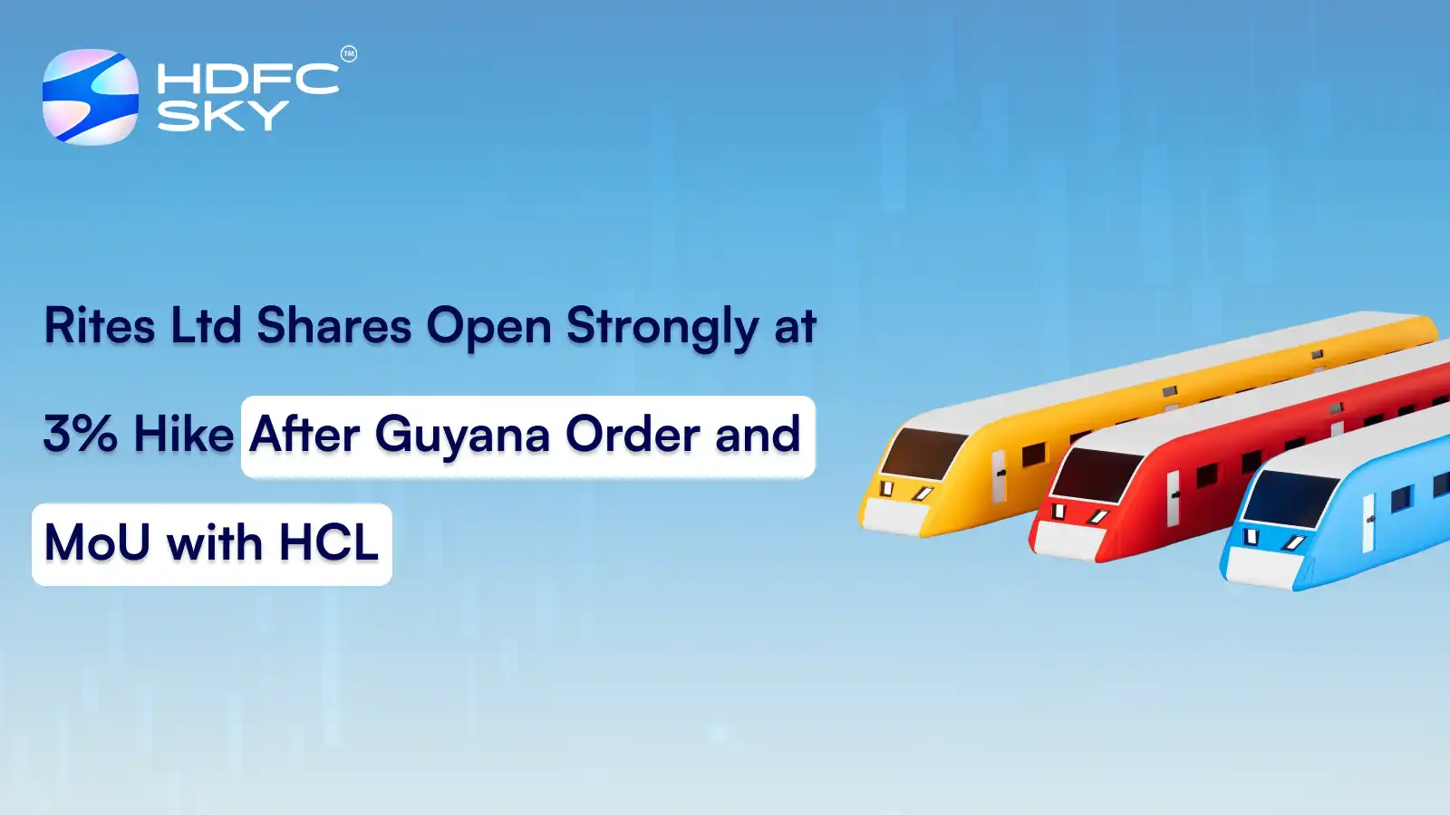 Rites Ltd Shares Open Strongly at 3% Hike After Guyana Order and MoU with HCL