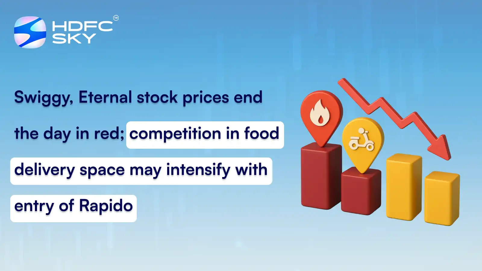 Swiggy, Eternal Stock Prices End the Day in Red; Competition in Food Delivery Space May Intensify With Entry of Rapido