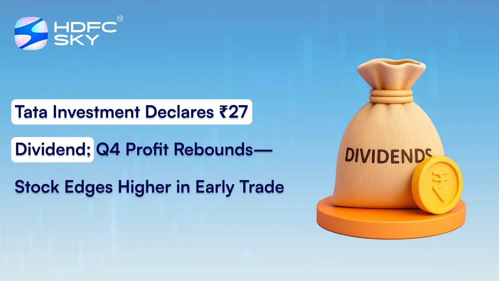 Tata Investment Stock Goes Ex-dividend Today