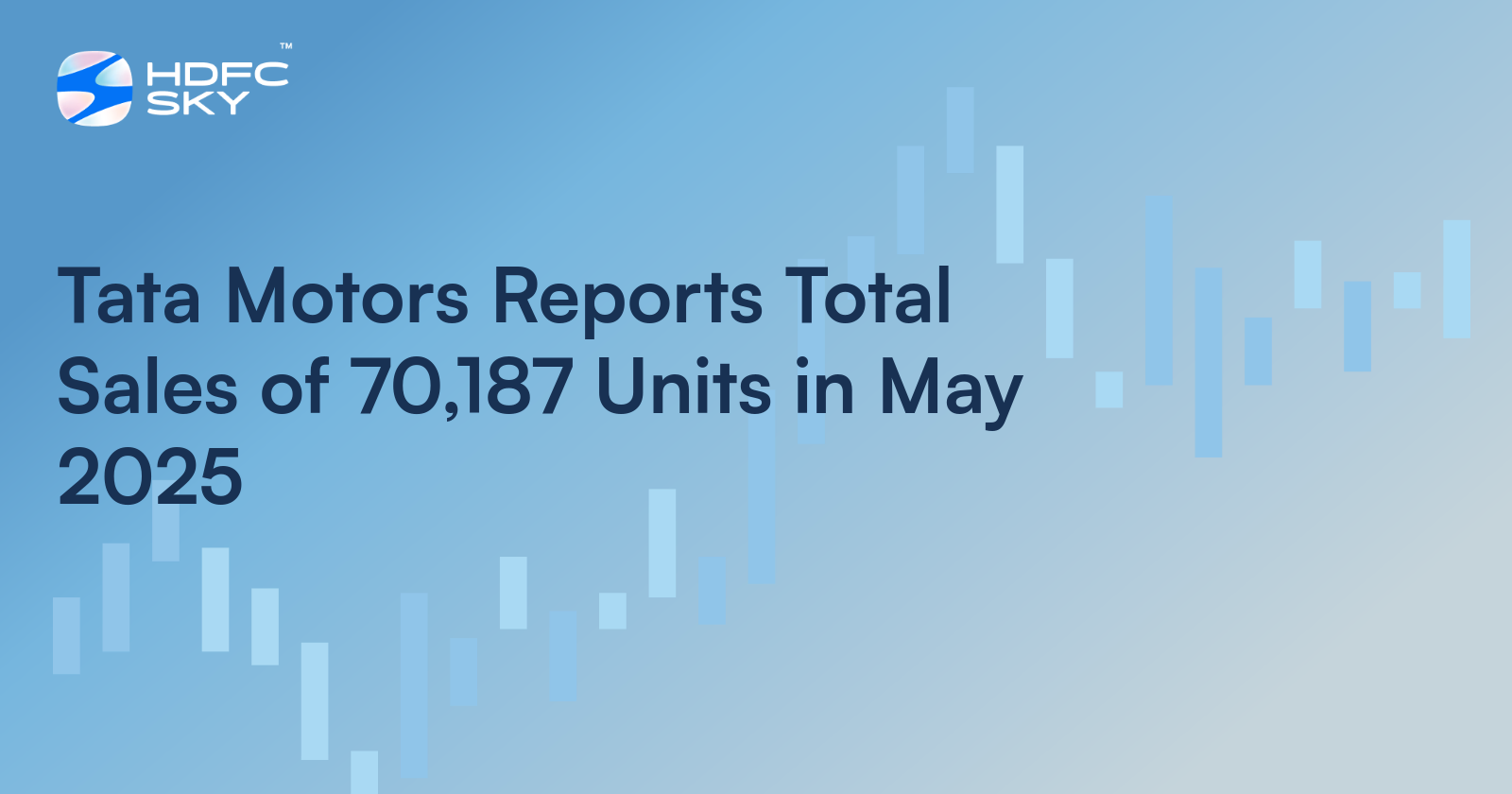 Tata Motors Reports Total Sales of 70,187 Units in May 2025