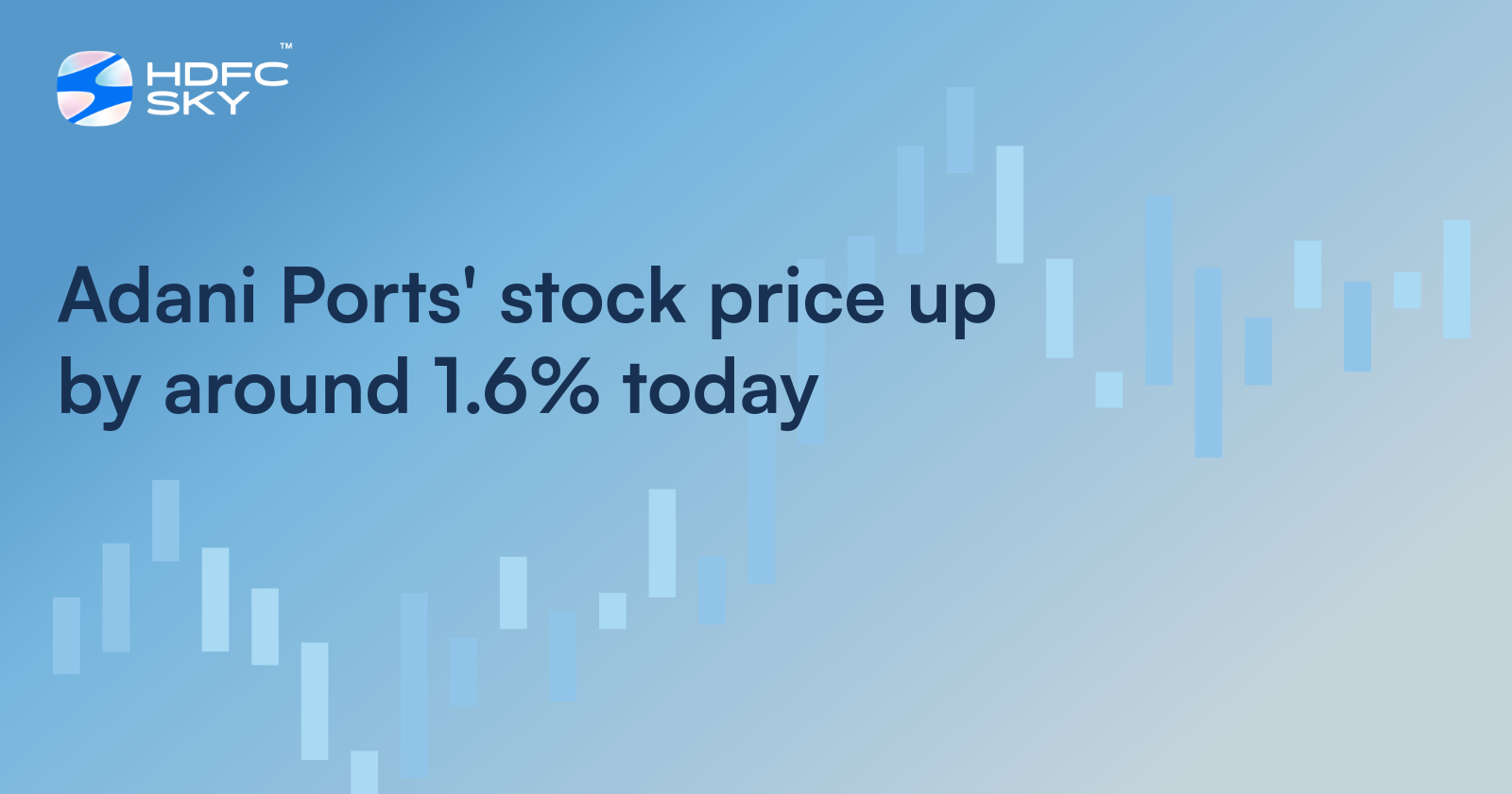 Adani Ports Stock Price Up By Around 1.6% Today