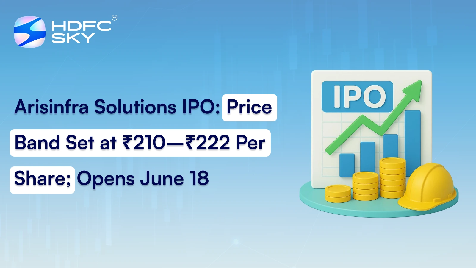 Arisinfra Solutions IPO: Price Band Set At ₹210–₹222 Per Share; Opens June 18