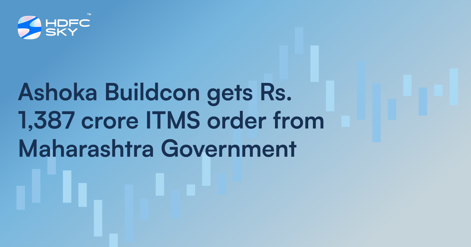 Ashoka Buildcon Gets Rs. 1,387 Crore ITMS Order From Maharashtra Government