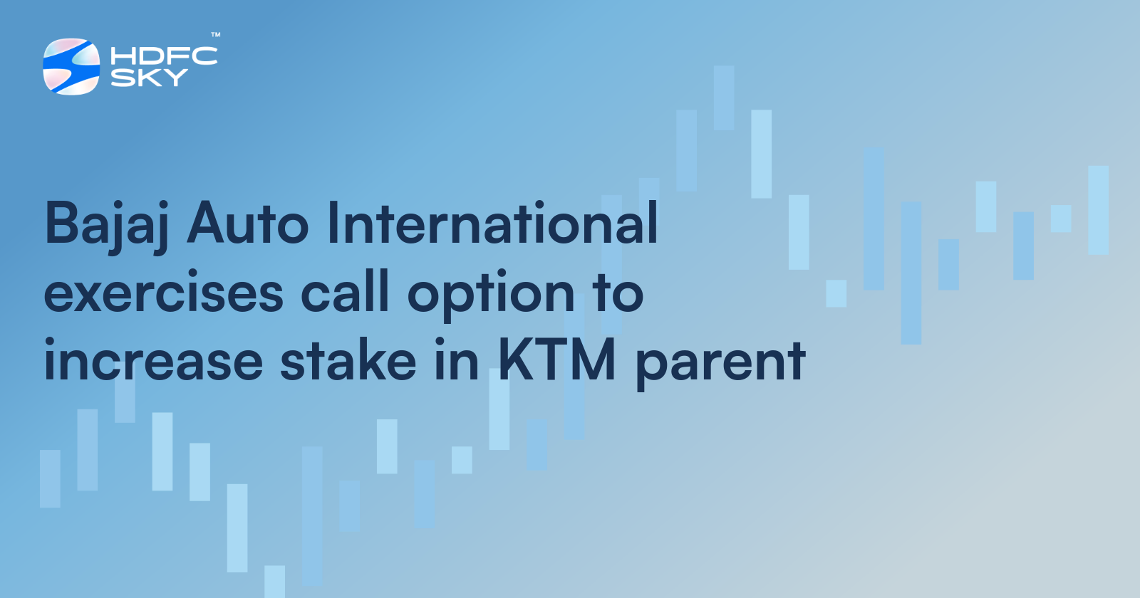 Bajaj Auto International Exercises Call Option To Increase Stake In KTM Parent