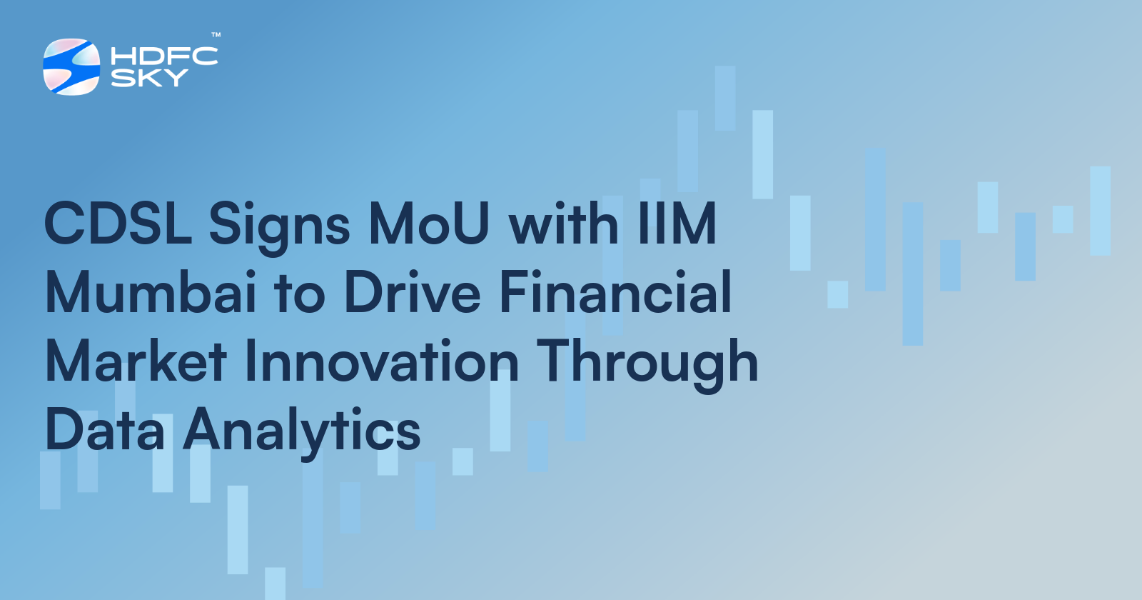 CDSL Signs MoU with IIM Mumbai to Drive Financial Market Innovation Through Data Analytics