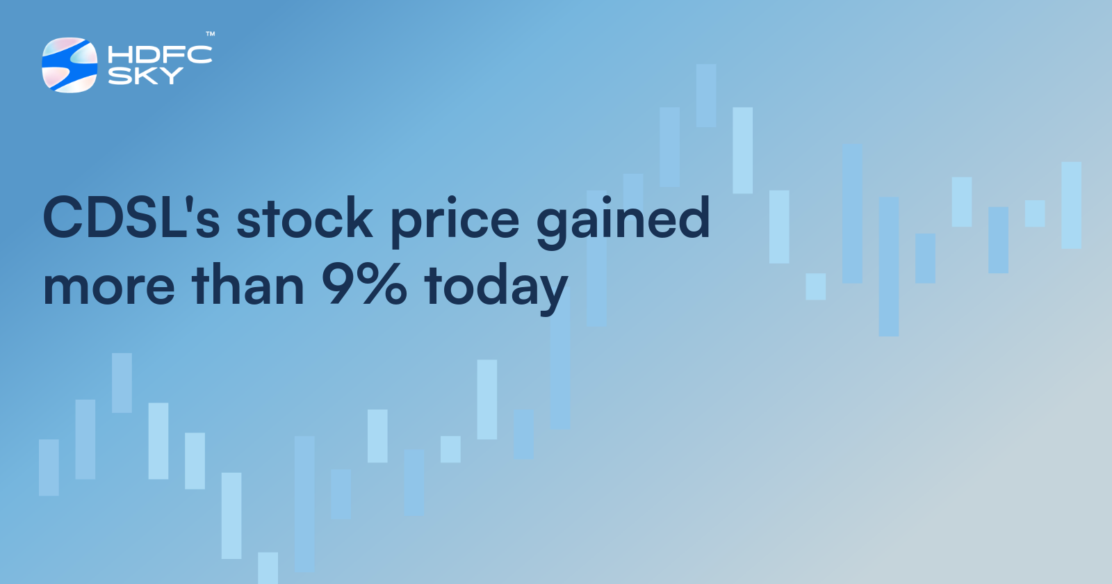 CDSL's Stock Price Gained More Than 9% Today