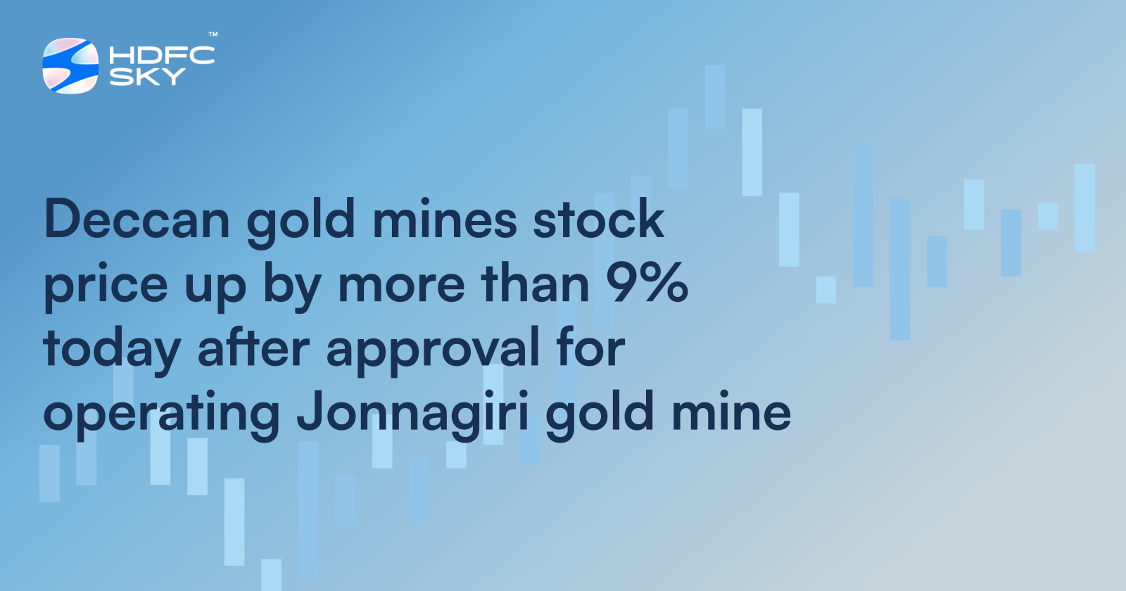 Deccan Gold Mines Stock Price Up By More Than 9% Today After Approval For Operating Jonnagiri Gold Mine
