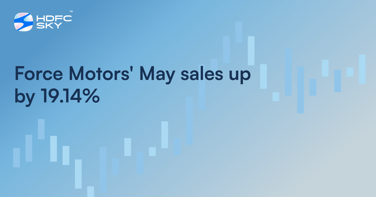 Force Motors' May Sales Up By 19.14%