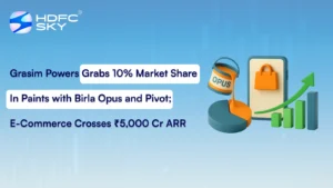 Grasim Powers Grabs 10% Market Share In Paints with Birla Opus and Pivot; E-Commerce Crosses ₹5,000 Cr ARR