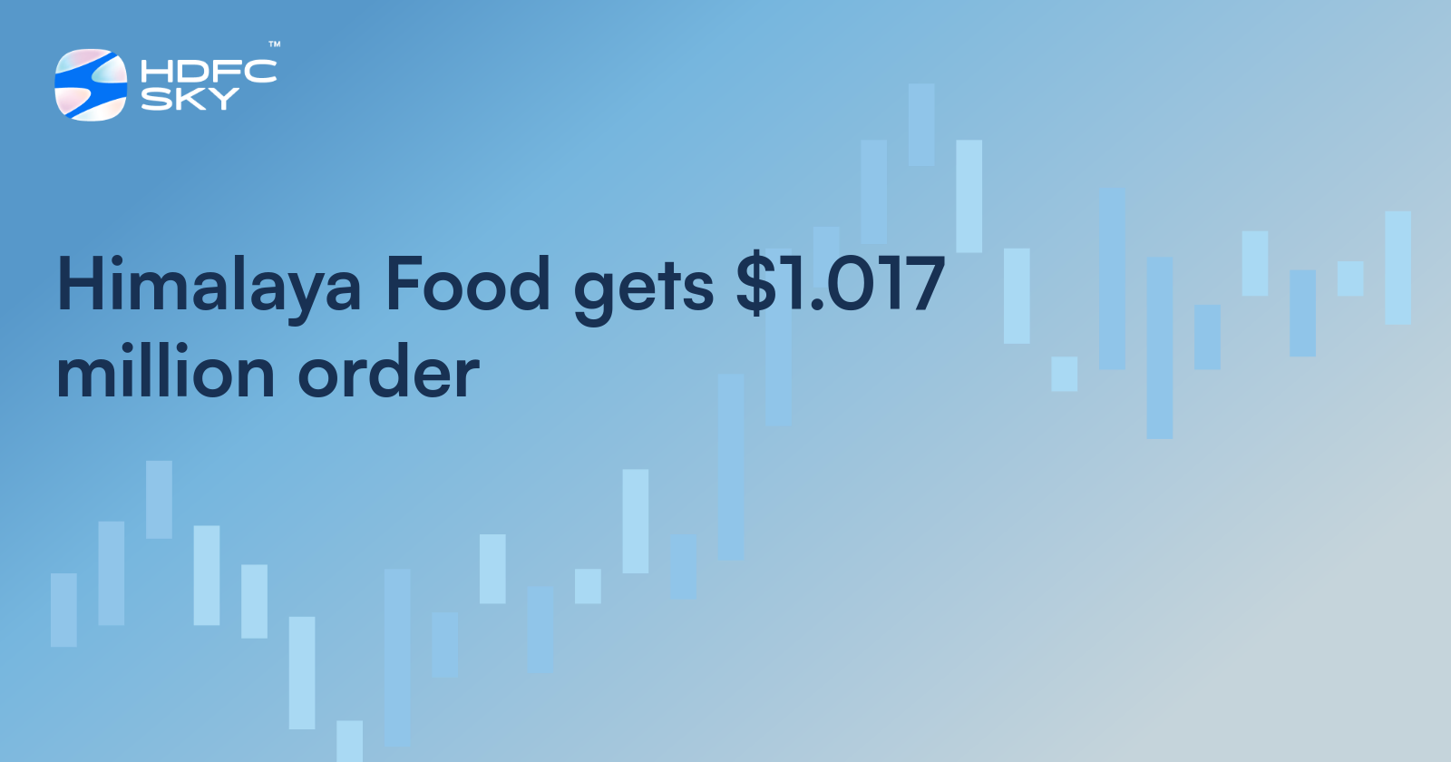 Himalaya Food Gets $1.017 Million Order