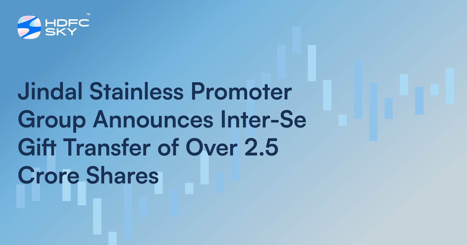 Jindal Stainless Promoters Do Inter-Se Gift Transfers Of 3.058% Worth Of Equity Shares