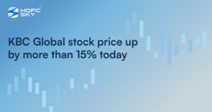 KBC Global Stock Price Up by More Than 15% Today