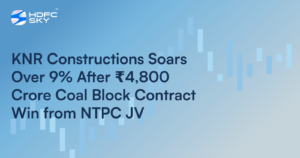 KNR Constructions Soars Over 9% After ₹4,800 Crore Coal Block Contract Win from NTPC JV